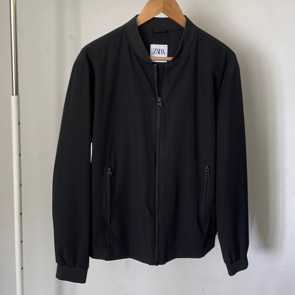 Zara Other - Zara Mens Black Bomber Style Jacket